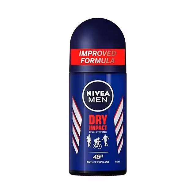 رول ضد تعریق مردانه نیوآ مدل مدل DRY IMPACT حجم 50 میلی لیتری