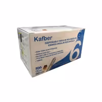 سرسوزن کافبر سایز 6 میلی متری/ گیج 32 بسته 100 عددی