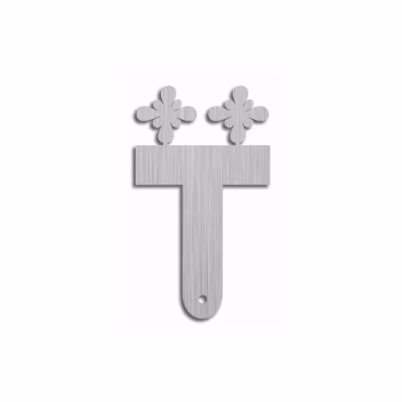 شانه شکلات استیل کوچک طرح شکوفه بودکور 240066