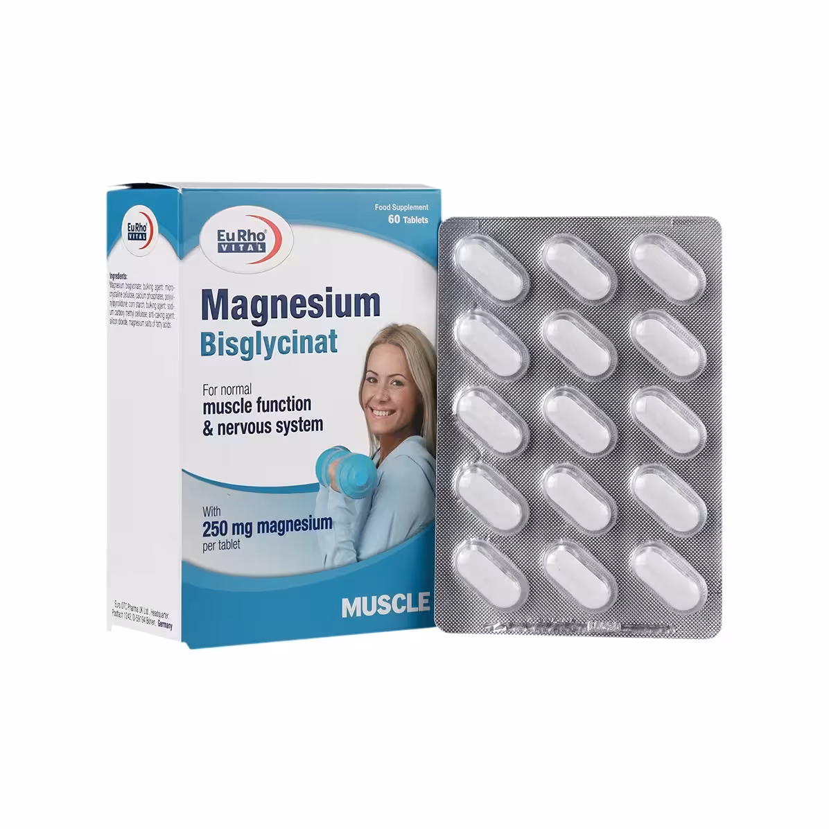 قرص منیزیم بیسگلایسینات یوروویتال