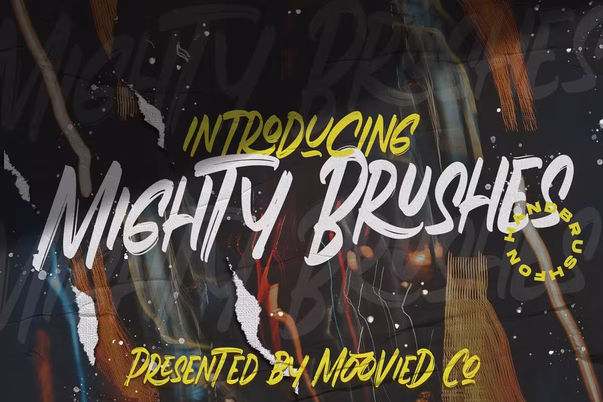 دانلود Mighty Brush Font – فونت مایتی براش