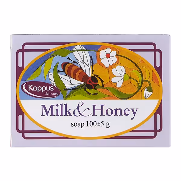 صابون شستشو کاپوس اسکین کر مدل پروتئین شیر عسل وزن 100 گرم