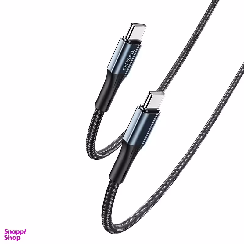 کابل دیتا 60 وات Type-C سوپر فست یسیدو مدل CA96 طول 1.2 متر