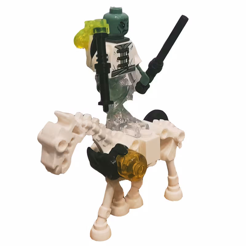 ساختنی مدل نینجاگو و اسب اسکلتی مجموعه 2 عددی