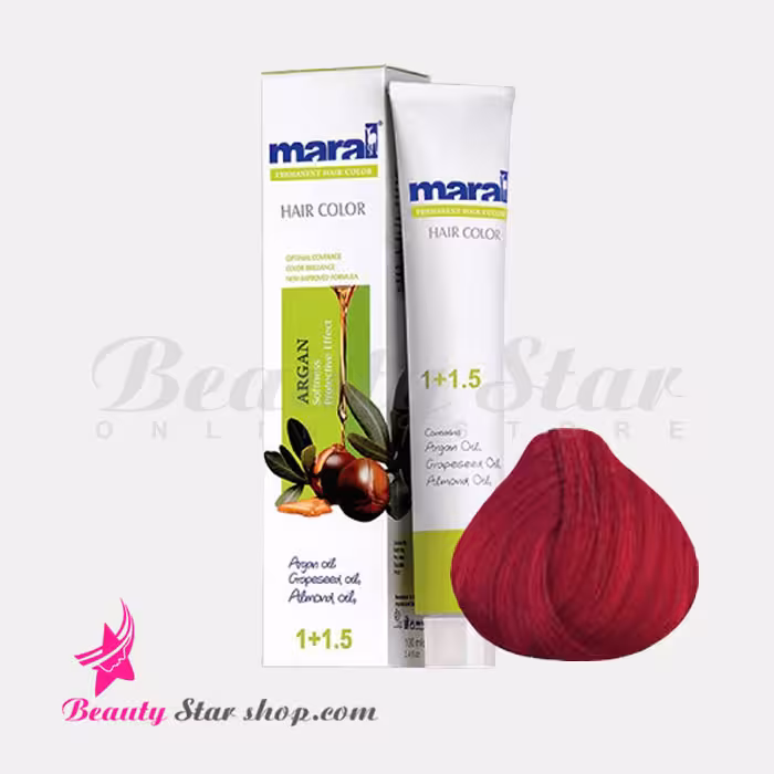 رنگ مو یاقوتی مارال شماره 6.66 حجم 100 میلی لیتر