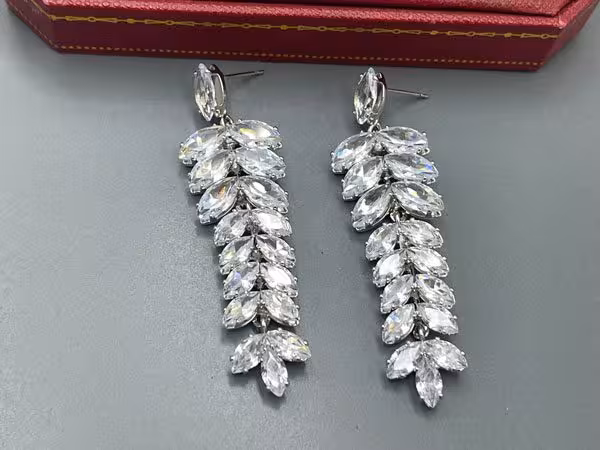 گوشواره خوشه گندم طرح جواهر