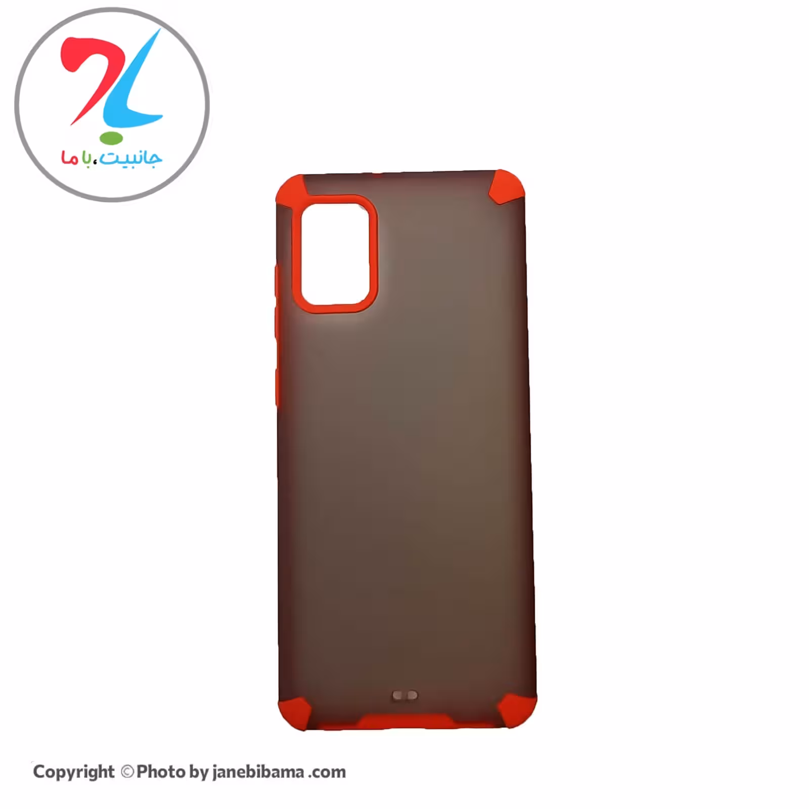 قاب گوشی سامسونگ samsung A31 مدل پشت مات دور رنگی - قرمز