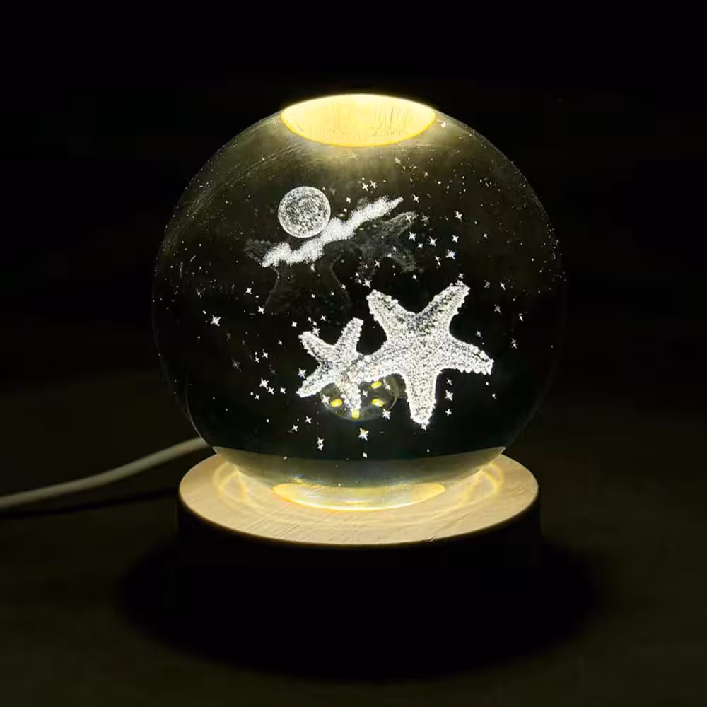 گوی کریستال ستاره دریایی