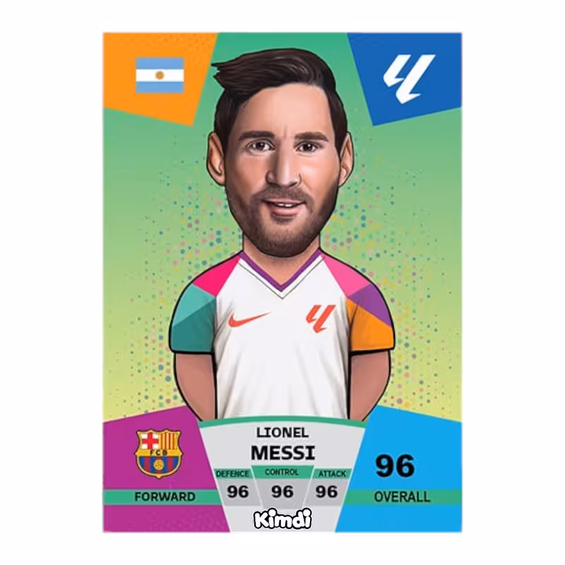 اسباب بازی شانسی مدل لالیگا مسی سامر کد 96