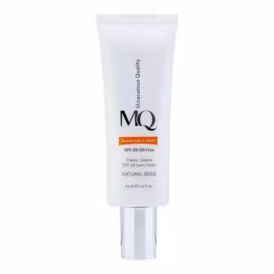 کرم ضد آفتاب رنگی ام کیو مدل NATURAL BEIGE، حجم 55 میلی‌لیتر