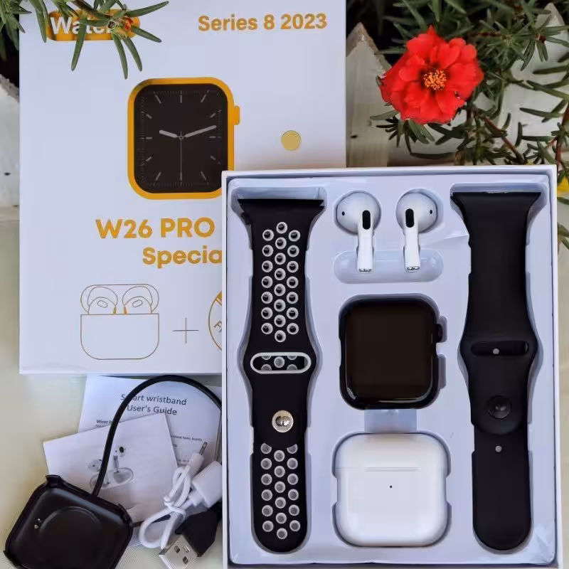 ساعت هوشمند همراه با ایرپاد و بند اضافه