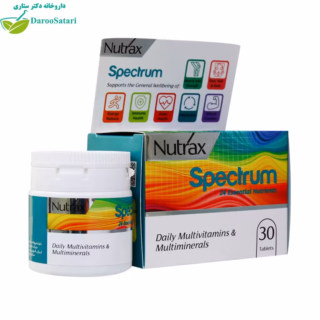 قرص مولتی ویتامین و مولتی مینرال روزانه نوتراکس اسپکتروم 30 عددی