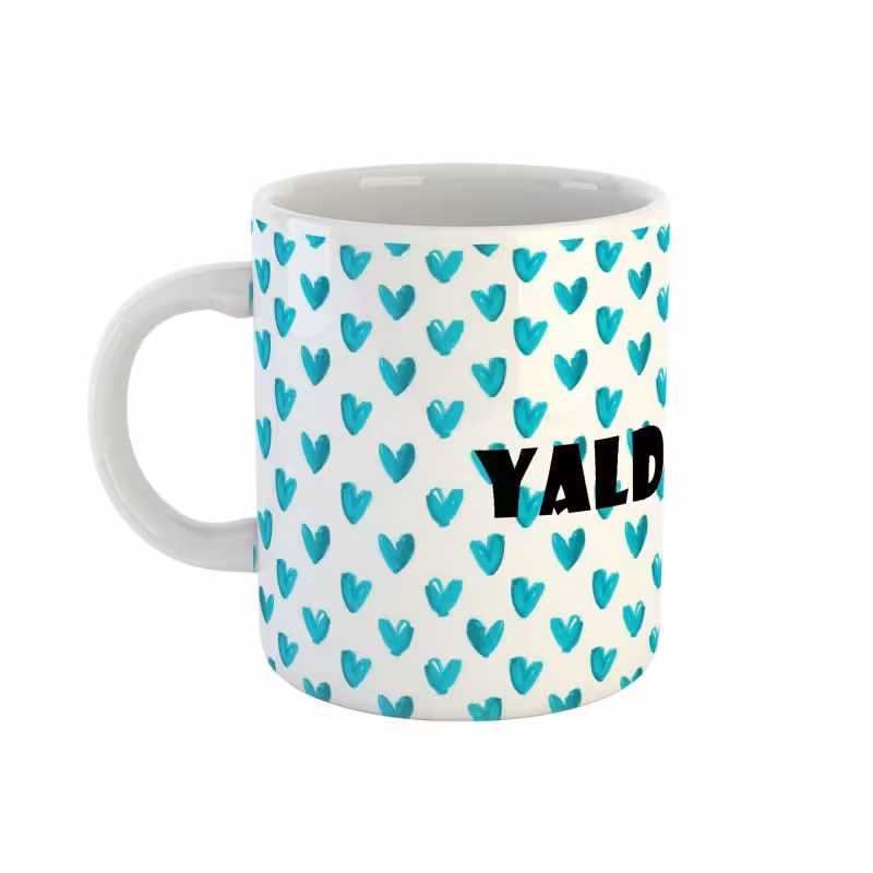 خرید ماگ-لیوان  اسم یلدا  قلب کد 790