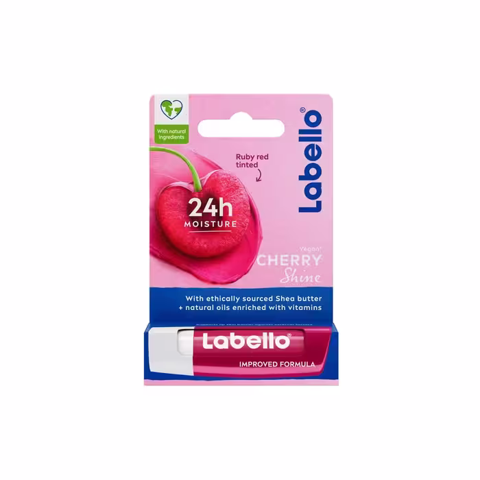 بالم لب مرطوب کننده 24 ساعته لبلو Labello با رایحه گیلاس