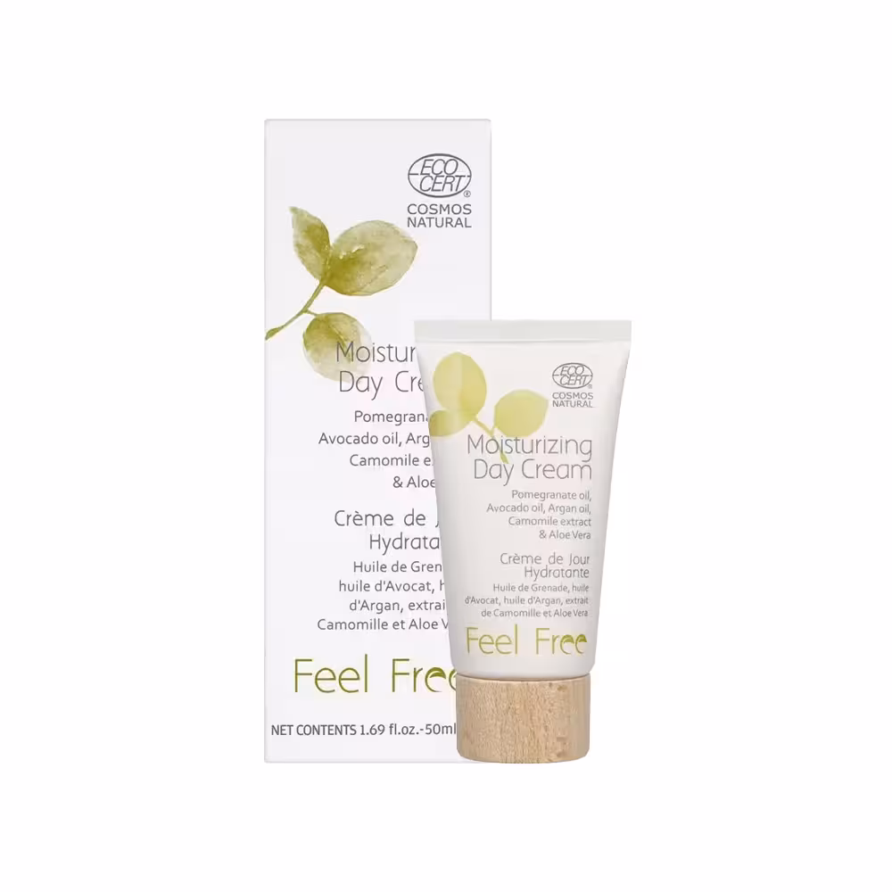 کرم روز مرطوب کننده پوست فیل فری مدل Feel Free Moisturizing Day Cream