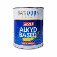 رنگ روغن مشکی مات آلکیدی ساندورا کد 1700 حجم 0.946 لیتری