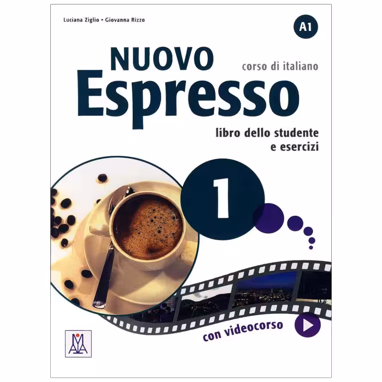 Nuovo Espresso 1 (Italian Edition) Libro Studente A1 کتاب ( چاپ رنگی )کتاب ایتالیایی اسپرسو 1