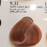 رنگ موی پروفشنال. بلوند بژ خیلی روشن 9.31