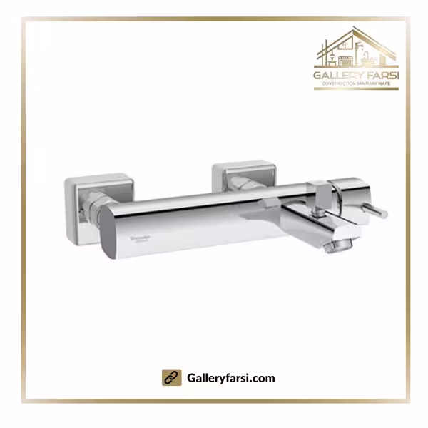 شیر حمام شودر مدل یونیک کروم