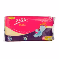 نوار بهداشتی بالدار تافته مدل ماکسی Maxi ویژه شب سایز XXXL بسته 5 عددی