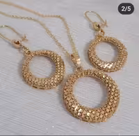 نیم ست طرح طلای زنانه برند معروف ژوپینگ💍