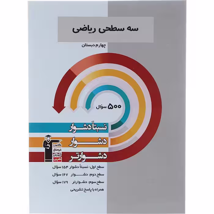کتاب سه سطحی ریاضی چهارم قلم چی (چاپ 1404)