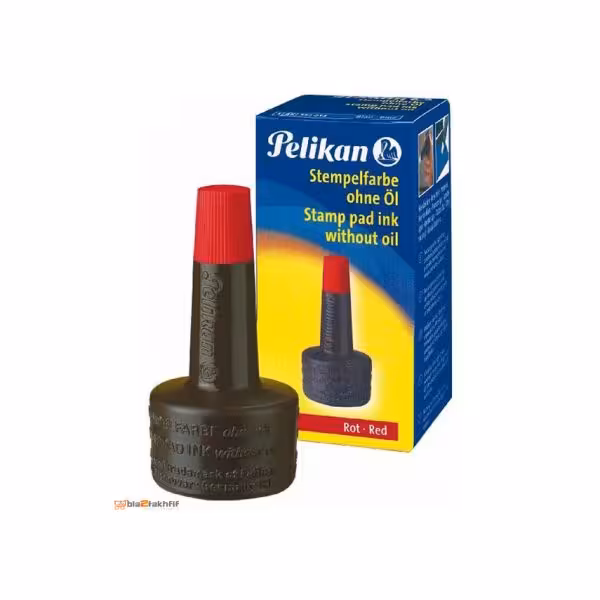 جوهر استامپ 28 میلیمتری قرمز رنگ پلیکان