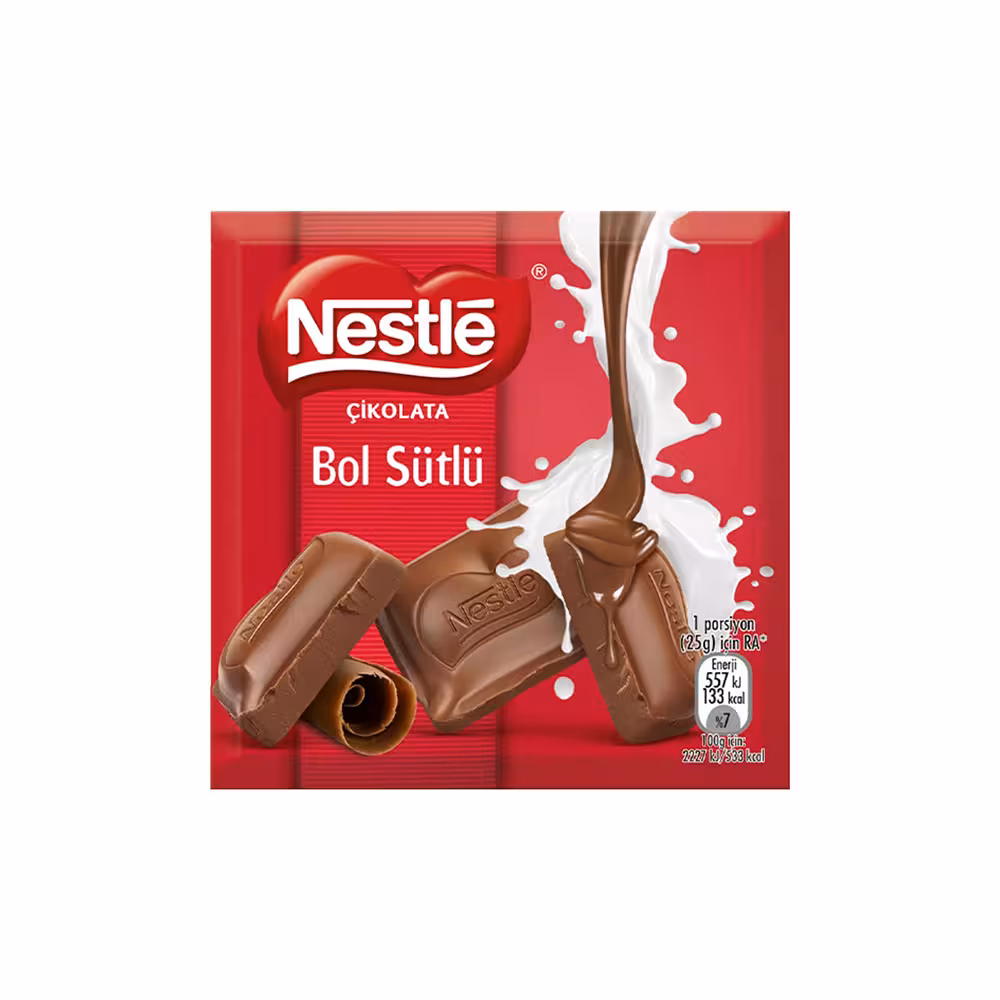 شکلات تخته ای شیری NESTLE وزن 60 گرم