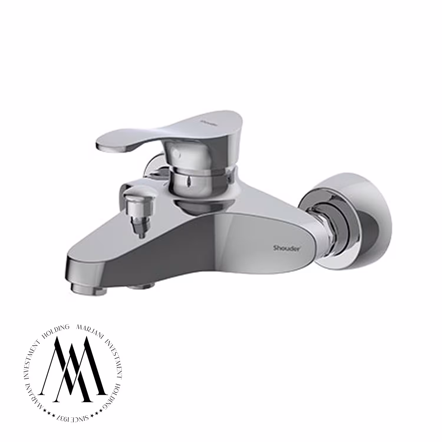 شیر حمام شودر مدل لرد (رنگ کروم)