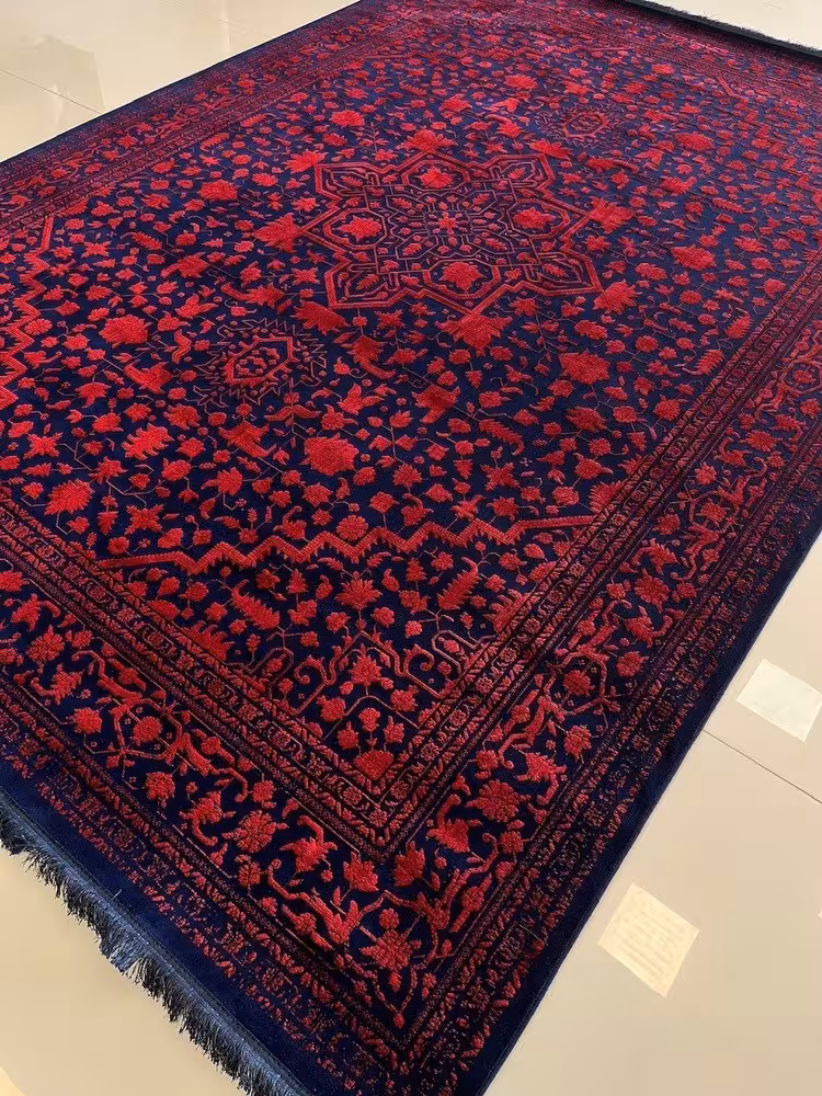 فرش 12متری اکرولیک کاشان 1200شانه تراکم 3600 A