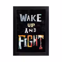 تابلو انگیزشی طرح WAKE UP کد PF-13021