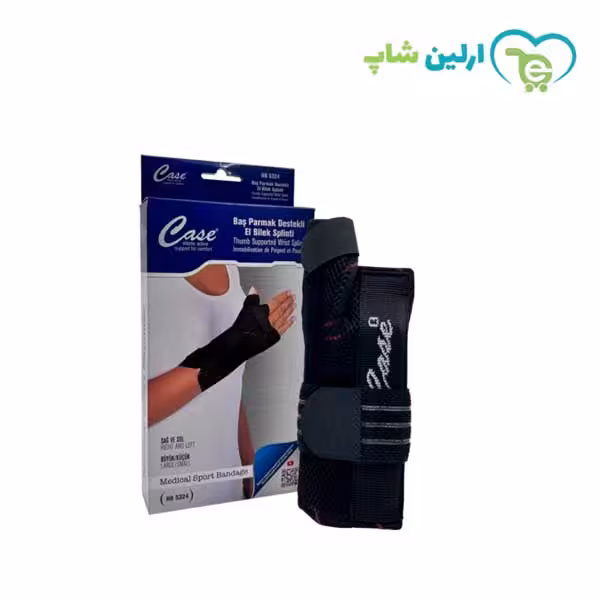 مچ بند آتل دار با ساپورت انگشت شست کیس مدل HB5324 Case