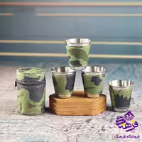 قهوه خوری استیل 4عددی ارتشی