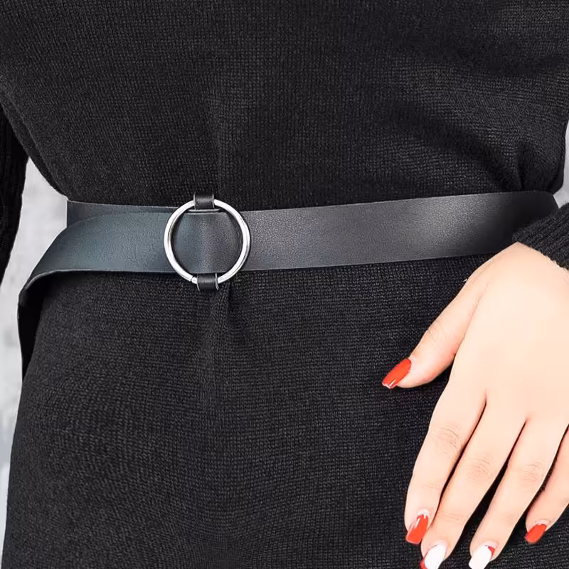 کمربند زنانه رنگ مشکی