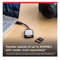 کارت حافظه SDXC سن دیسک مدل Extreme Pro  استاندارد UHS-II سرعت 300MBps ظرفیت 256 گیگابایت