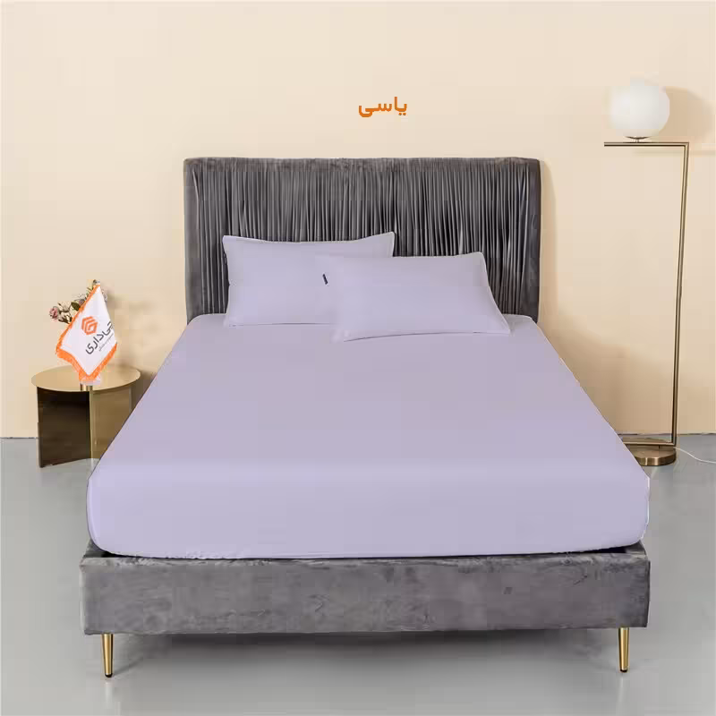 سرویس ملحفه چیداری مدل میکرو  یاسی یک نفره دو تکه 90در200