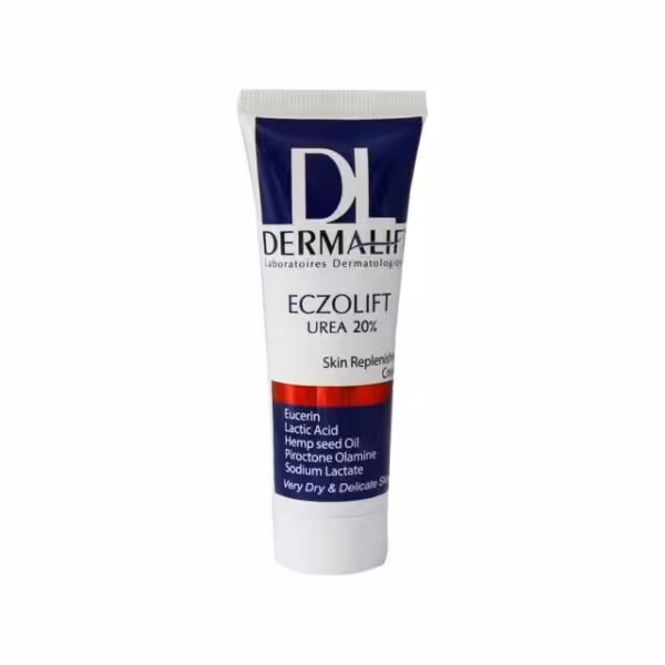 کرم مرطوب کننده اوره و اوسرین 20 درصد درمالیفت مدل Eczolift حجم 40 میلی لیتر