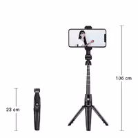 مونوپاد و تری پاد سه پایه نگهدارنده موبایل ساخت فیلم استوری و لایو اینستاگرام Tripod K21