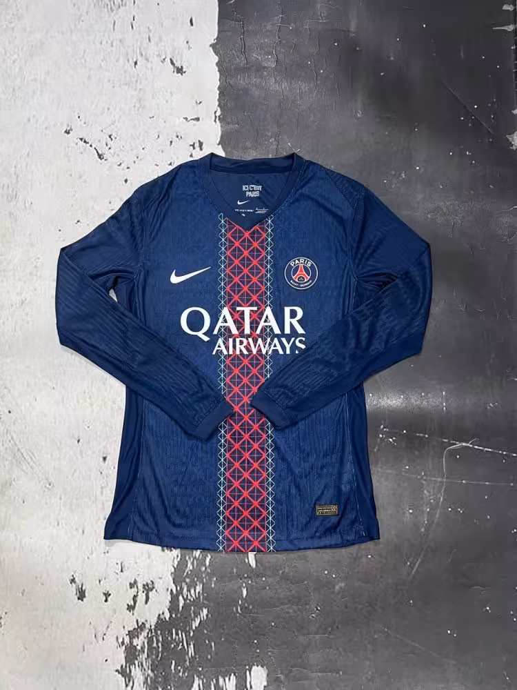 لباس اول آستین بلند پاریسن ژرمن 2026 (پلیری)