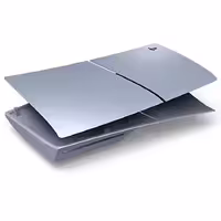 فیس پلیت ps5 slim دیسک خور نقره ای متالیک مشابه اورجینال