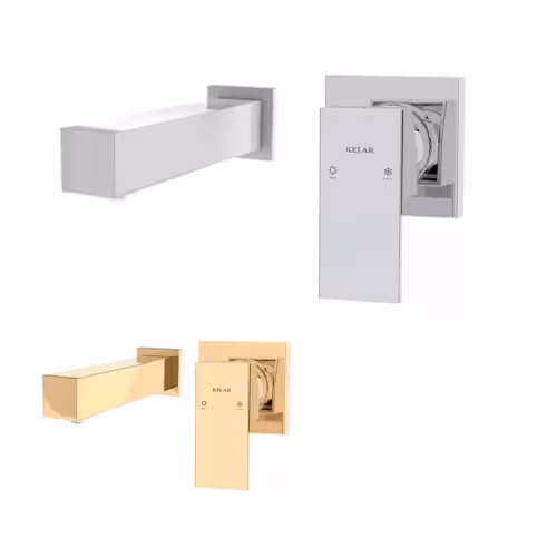 ملزومات شیر روشویی توکار کلار مدل فلت لاکچری