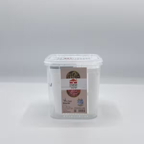 مانیا - ظرف نگهدارنده ترشیجات و لبنیات 1/125 لیتر طوسی