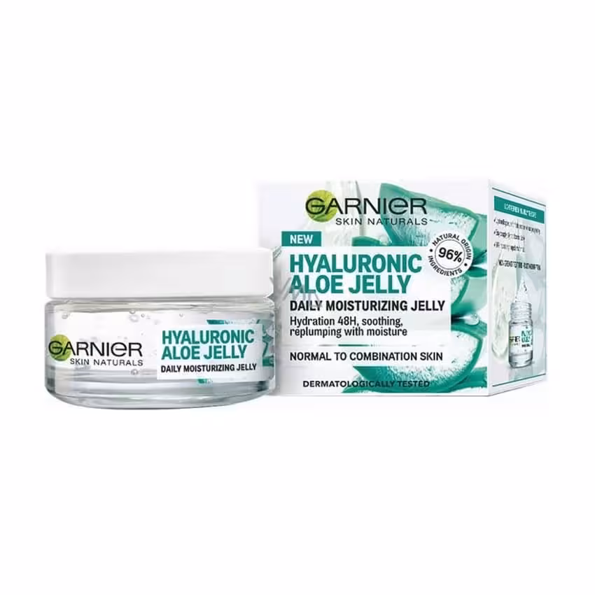 ژل آبرسان پوست گارنیر مدل HA Aloe حجم 50 میلی لیتر