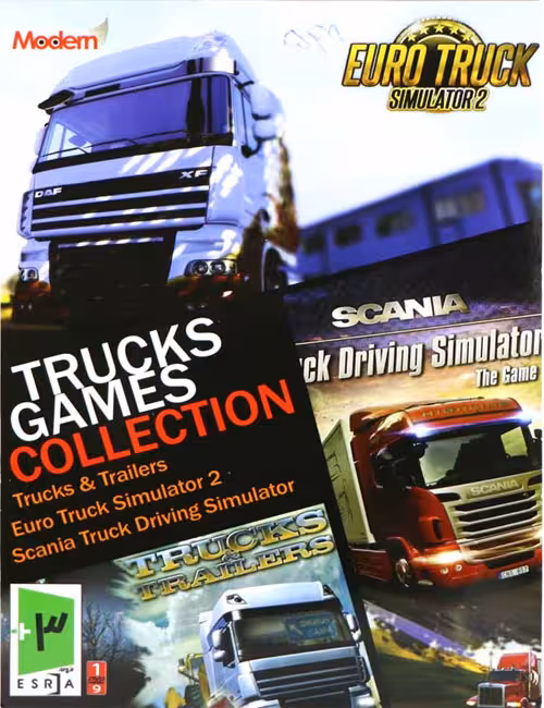 کالکشن بازی‌های Euro Truck Simulator مدرن برای کامپیوتر