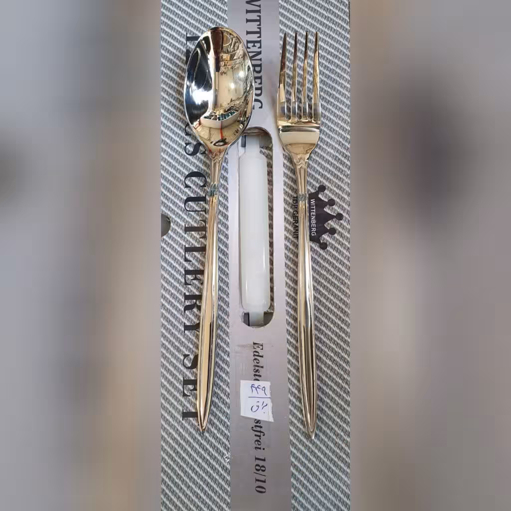 سرویس قاشق چنگال 121 پارچه 24 نفره اس جی مدل 449m