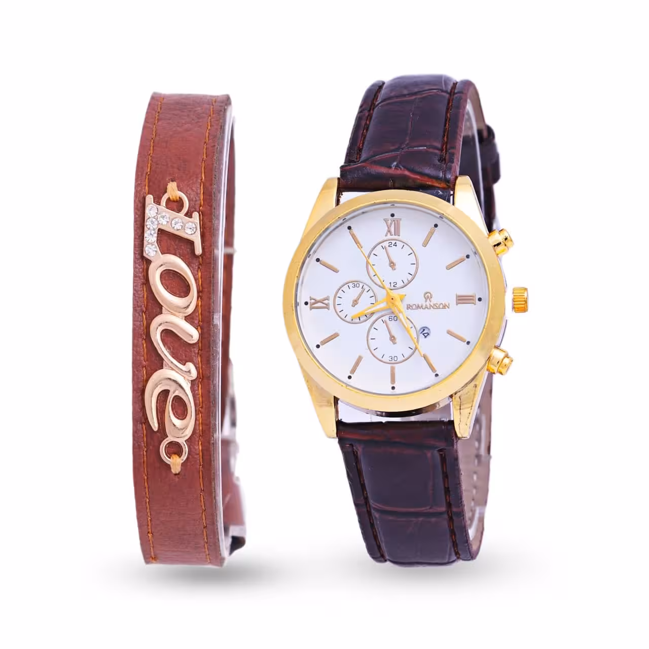 ست ساعتمچی Romanson و دستبند مدل 631