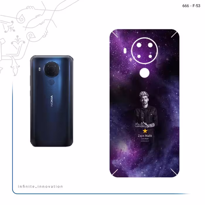 برچسب پوششی ماهوت مدل Zayn Malik مناسب برای گوشی موبایل نوکیا 5.4