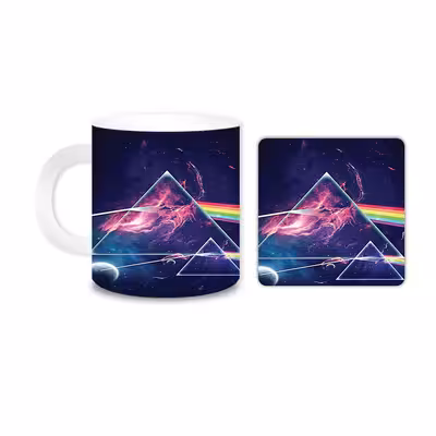 ماگ مدل منشور کد 139 به همراه زیر لیوانی