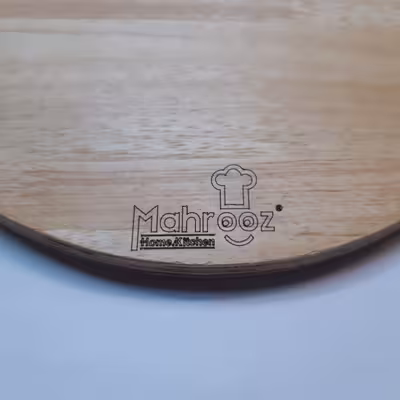 تخته گوشت مهروز مدل چوبی طرح گرد