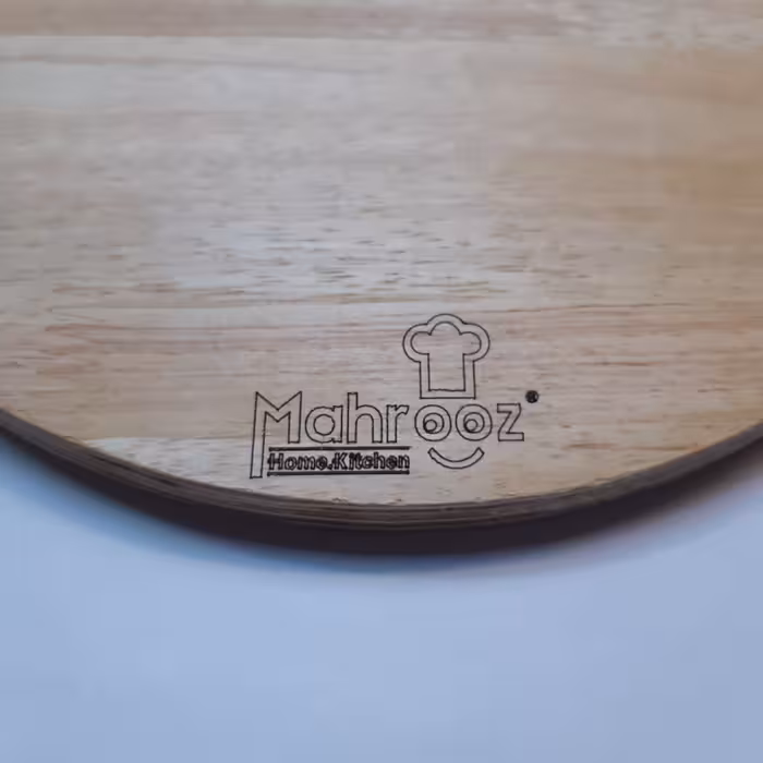 تخته گوشت مهروز مدل چوبی طرح گرد